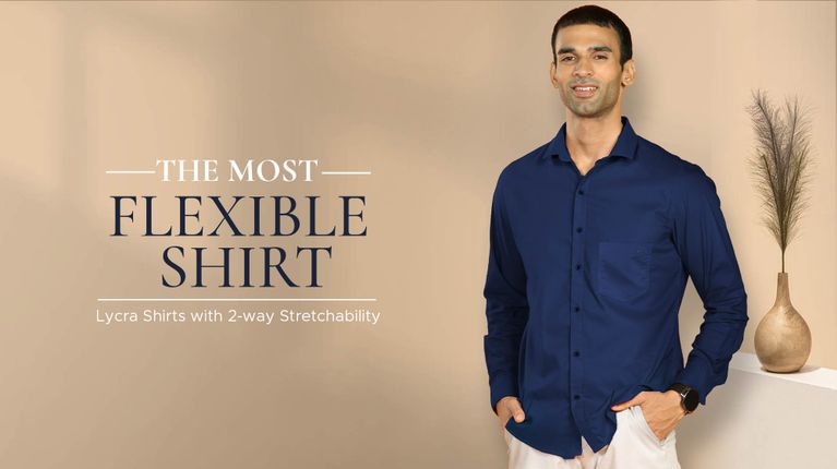 Lycra formal shirts hot sale